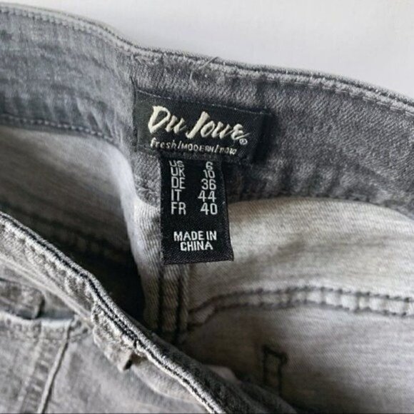 Du Jour Women Medium Gray High Rise Pocket Jeggings, size 6 - Picture 13 of 15
